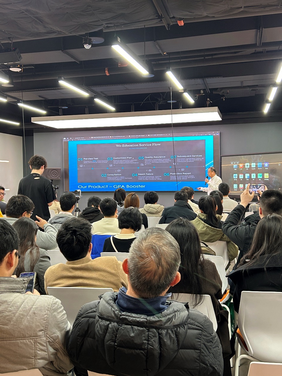 Audience at the presentation